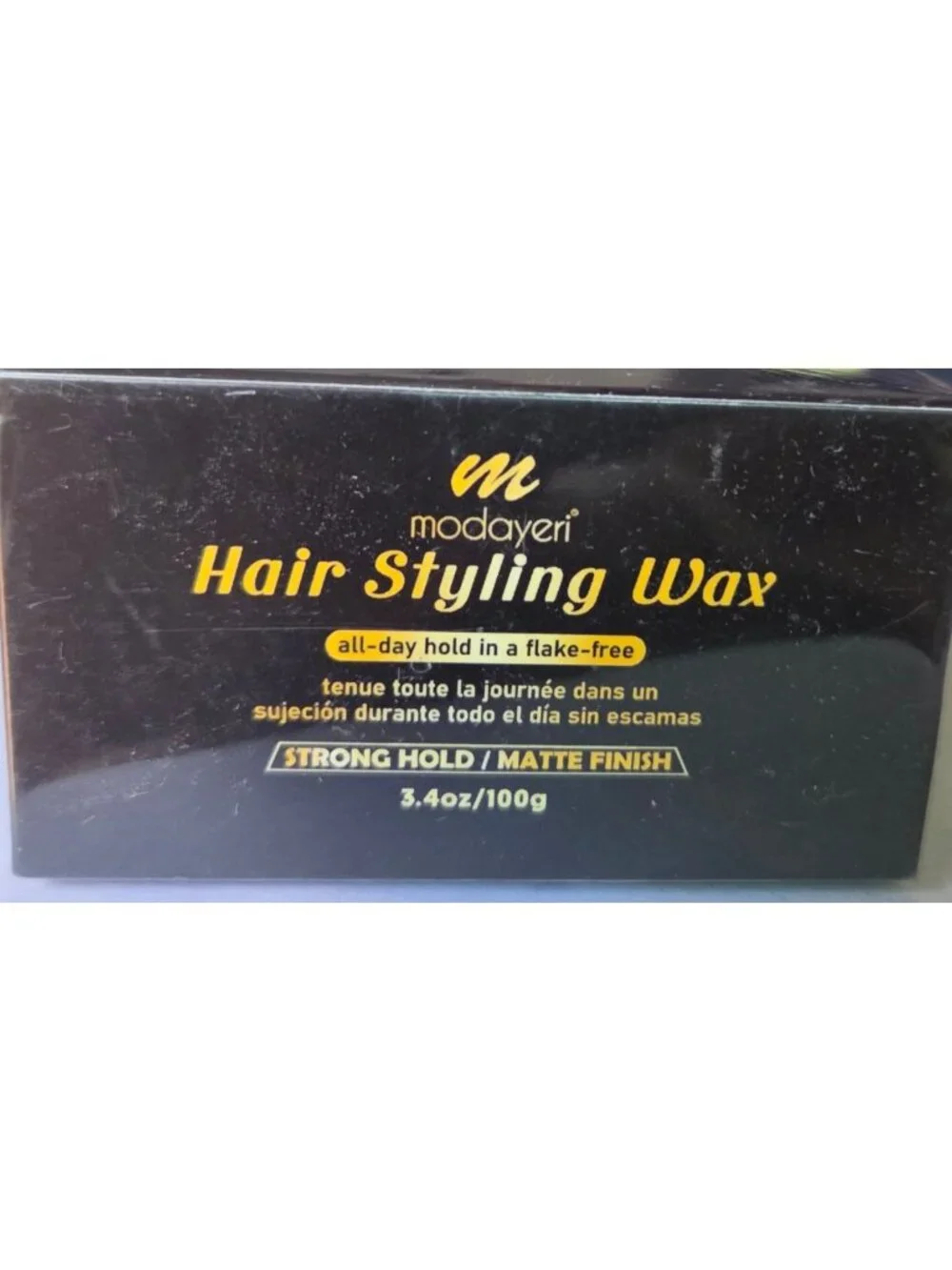 Modayeri Hair Styling Wax 3.4oz/100g Strong Hold Matte Flake-Free All-Day Hold